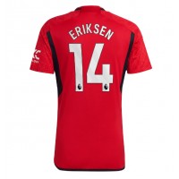 Manchester United Christian Eriksen #14 Domáci futbalový dres 2023-24 Krátky Rukáv